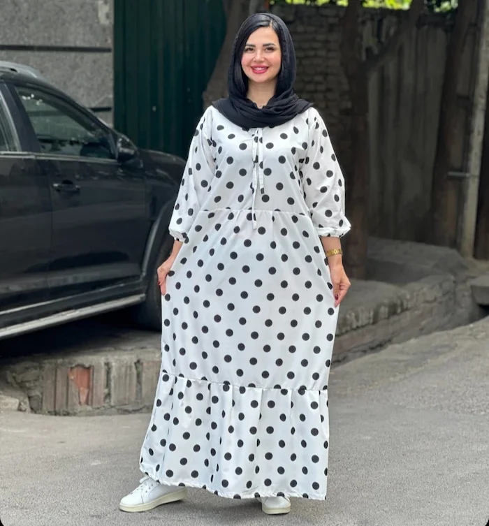 پیراهن 516541564 1 e1787652613237 - پیراهن عبایی مناسب چه اندامی است؟ راهنمای خرید و انتخابی مناسب