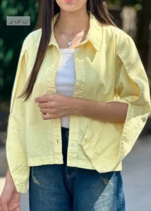 کت 51498471685 214x300 - ۸ استایل با شلوار فول بگ که باید امتحان کنید!