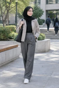 استایل دانشگاه 54684534 200x300 - استایل مناسب دانشگاه با لباس&zwnj;های ساده و کاربردی