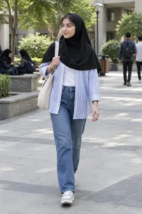 استایل دانشگاه 6549865 200x300 - استایل مناسب دانشگاه با لباس&zwnj;های ساده و کاربردی