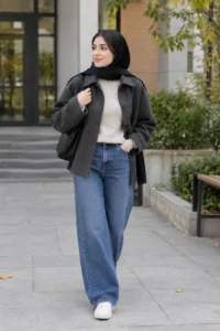 بافت و کت 568746947 200x300 - استایل مناسب دانشگاه با لباس&zwnj;های ساده و کاربردی