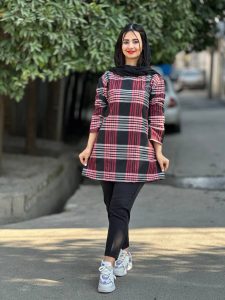 شومیز چهارخونه مهر ۱۵۱