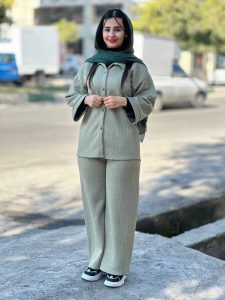 ست مانتو شلوار ماهرخ ۱۵۵