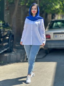 شومیز سفید ۲۹۵