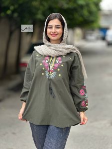 شومیز گلدوزی ۳۰۶