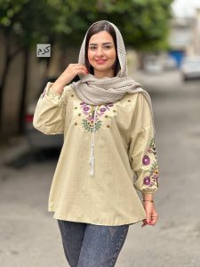 شومیز گلدوزی ۳۰۶