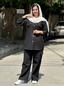 ست مانتو شلوار کارگو ۳۴۸