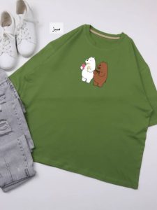تیشرت باکسی دو خرس ۴۳۷