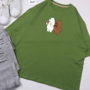 تیشرت باکسی خرس و بستنی ۴۳۸
