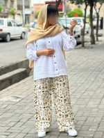 شومیز جلو بسته دکمه دار