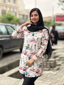 مانتو جلو دکمه عروسکی