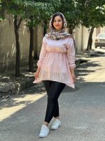 شومیز مانتویی کمر گت دار