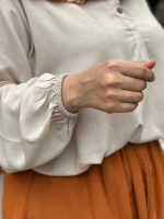 شومیز مانتویی جلوبسته نخی ۱۹