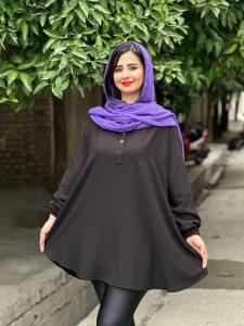 شومیز مانتویی جلوبسته نخی ۱۹