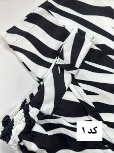 شلوار بگ مازراتی طرح دار ۰۱