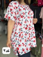 تیشرت نخی گل گلی 28