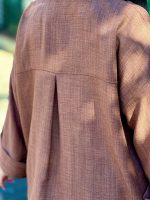 شومیز دکمه چوبی ۶۵۹