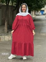 پیراهن گلدار پفکی ۶۸۷