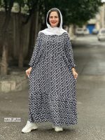 پیراهن گلدار پفکی ۶۸۷