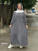 پیراهن گلدار پفکی ۶۸۷