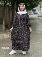 پیراهن گلدار پفکی ۶۸۷