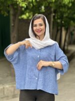 شومیز آستین پروانه ای ۷۶۰