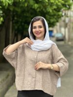 شومیز آستین پروانه ای ۷۶۰