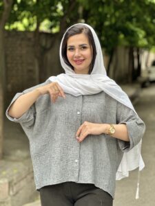 شومیز آستین پروانه ای ۷۶۰
