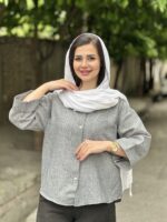 شومیز راسته جلو دکمه ۷۶۱