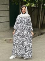 پیراهن نخی فلور ۷۶۲