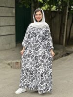 پیراهن نخی فلور ۷۶۲