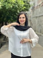 شومیز باکسی شیشه ای ۸۶۸
