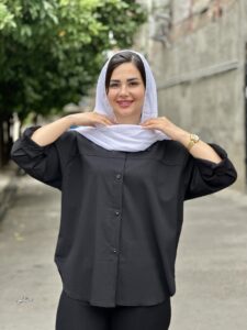مانتو اطلسی ساده ۹۰۳