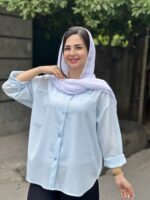 مانتو اطلسی ساده ۹۰۳