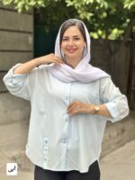 مانتو اطلسی جیبدار ۹۰۵