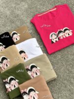 تیشرت باکسی سه دختر ۹۵۵